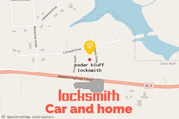 locksmith in cedar bluff al
