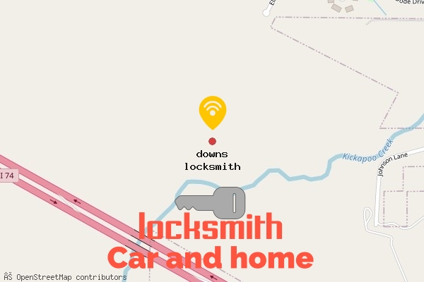 locksmith in downs il
