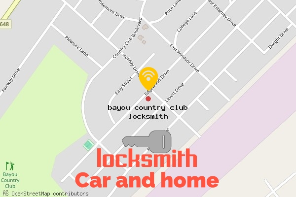locksmith in bayou country club