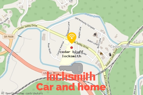 locksmith in cedar bluff va