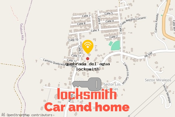locksmith in quebrada del agua
