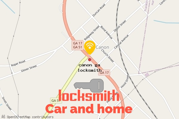 locksmith in canon ga