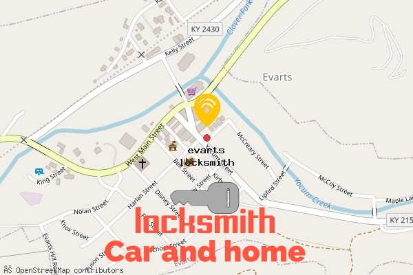 locksmith in evarts
