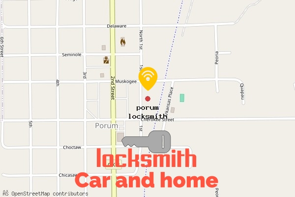 locksmith in porum