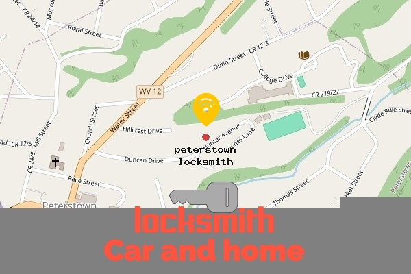 locksmith in peterstown