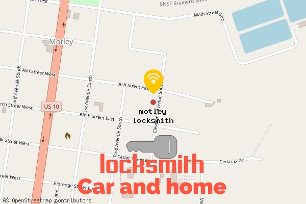 locksmith in motley mn