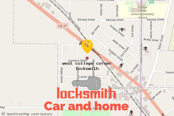 locksmith in west college corner