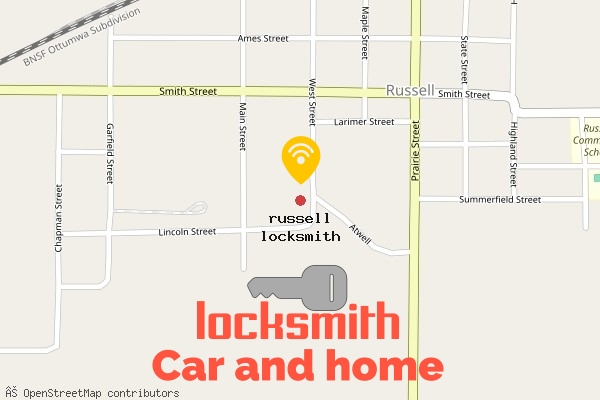 locksmith in russell ia