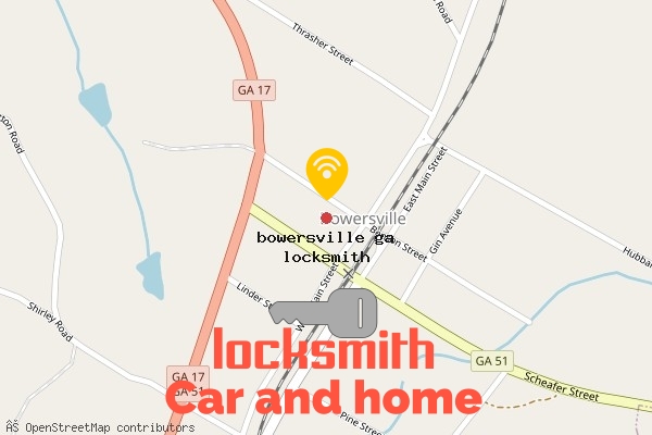locksmith in bowersville ga