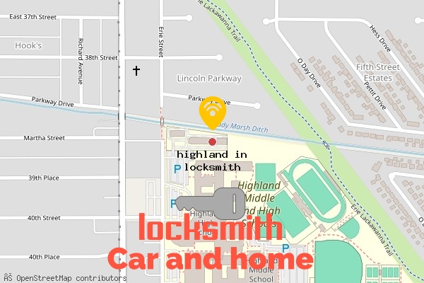locksmith in highland in