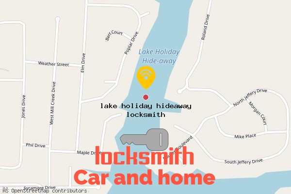 locksmith in lake holiday hideaway