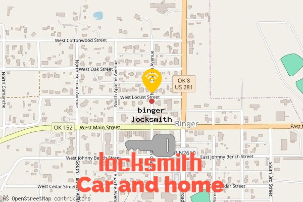 locksmith in binger