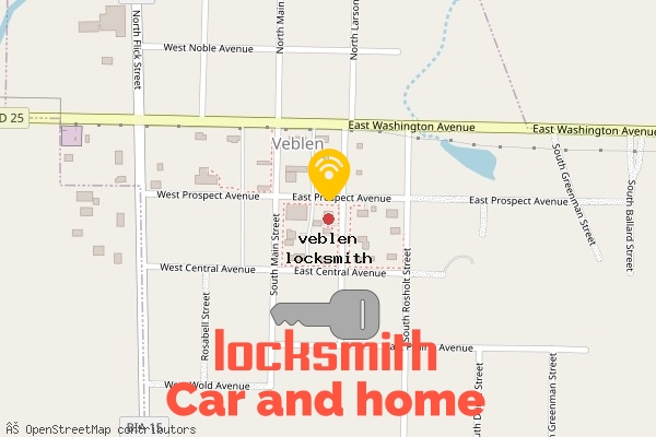 locksmith in veblen