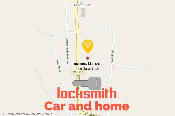 locksmith in mammoth pa