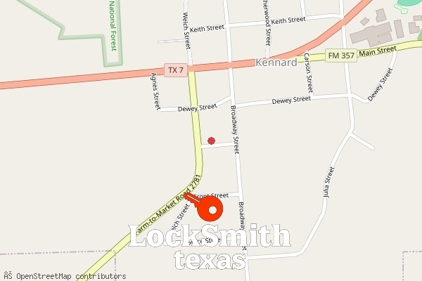 locksmith in kennard tx