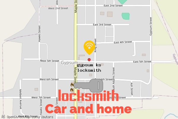 locksmith in gypsum ks