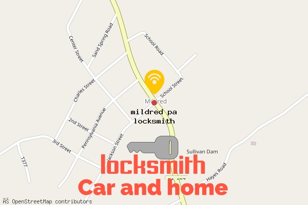 locksmith in mildred pa