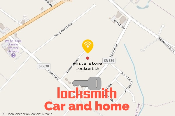 locksmith in white stone