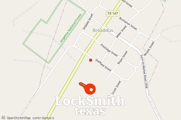 locksmith in broaddus