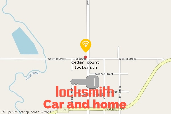 locksmith in cedar point il