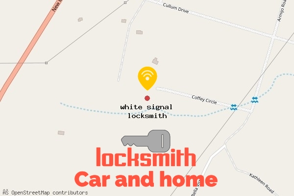 locksmith in white signal