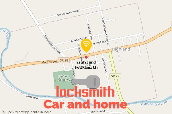 locksmith in highland oh