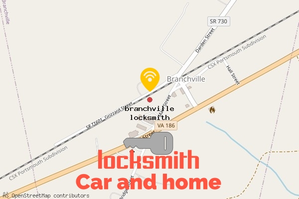 locksmith in branchville va