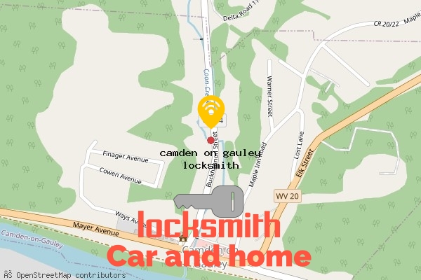 locksmith in camden on gauley