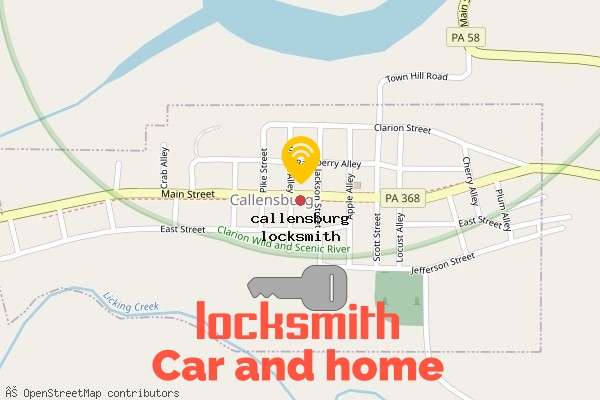 locksmith in callensburg