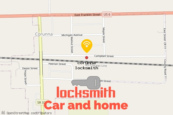 locksmith in corunna in