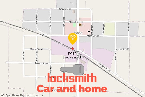 locksmith in page ne