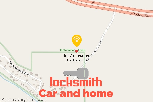 locksmith in kohls ranch