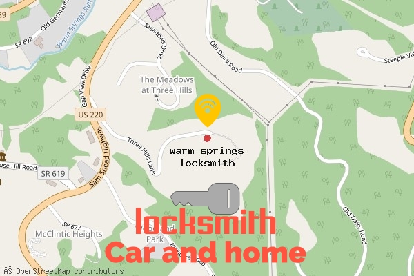 locksmith in warm springs va