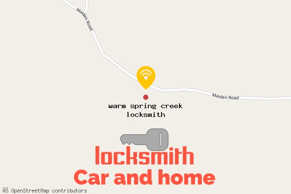 locksmith in warm spring creek