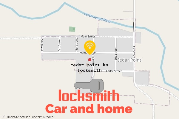 locksmith in cedar point ks