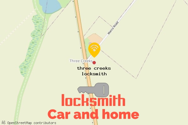 locksmith in three creeks