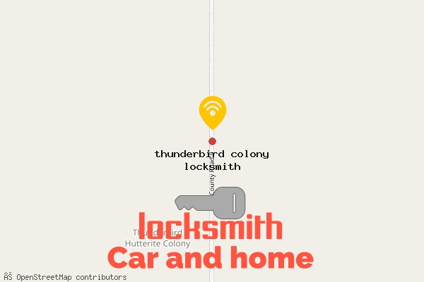 locksmith in thunderbird colony