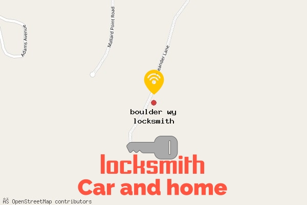 locksmith in boulder wy