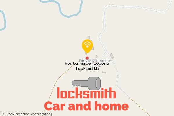 locksmith in forty mile colony