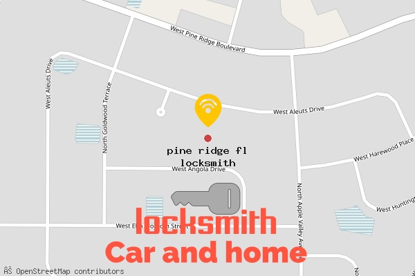 locksmith in pine ridge fl