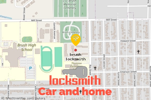 locksmith in brush