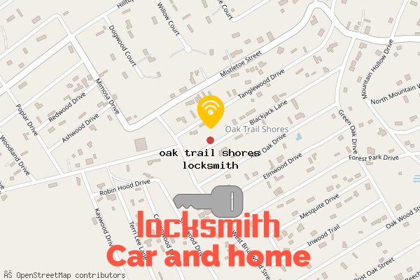 locksmith in oak trail shores