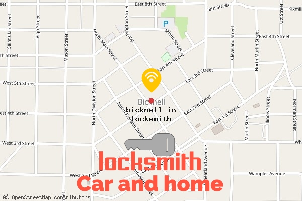 locksmith in bicknell in