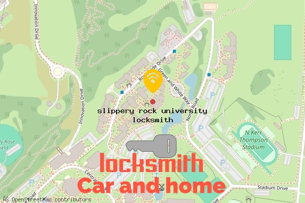 locksmith in slippery rock university