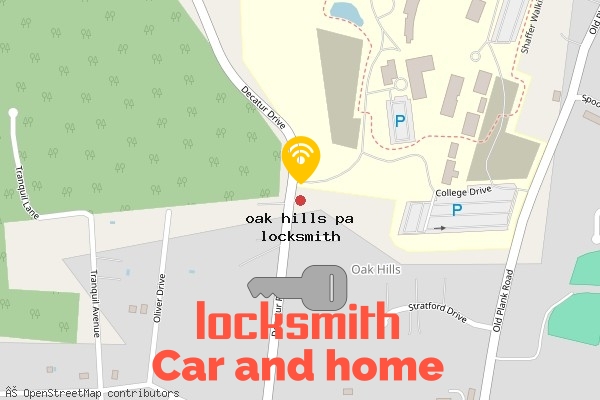 locksmith in oak hills pa