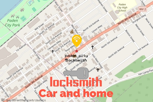 locksmith in paden city